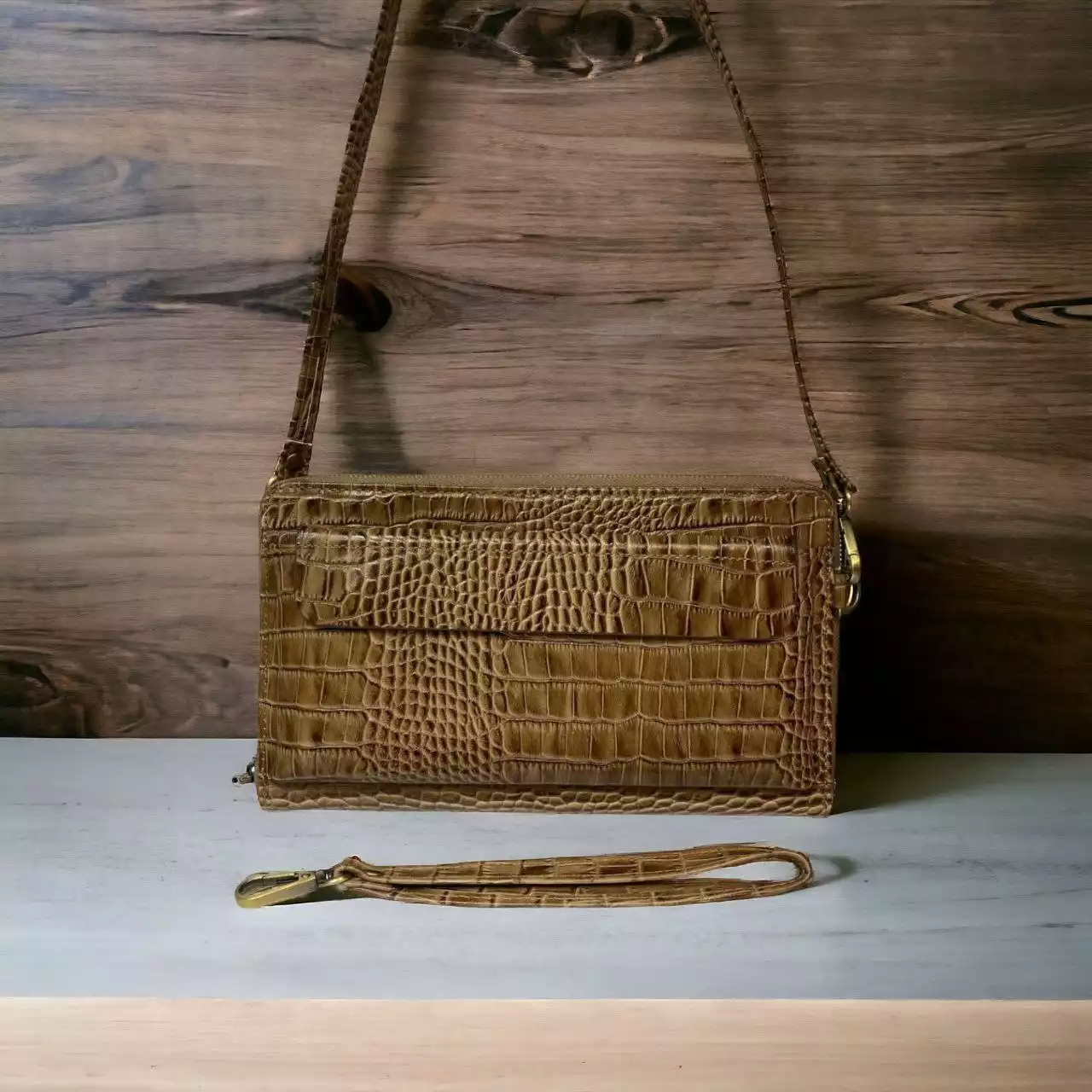 کیف پاسپورتی اکو چرم مدل افرا سایز بزرگ