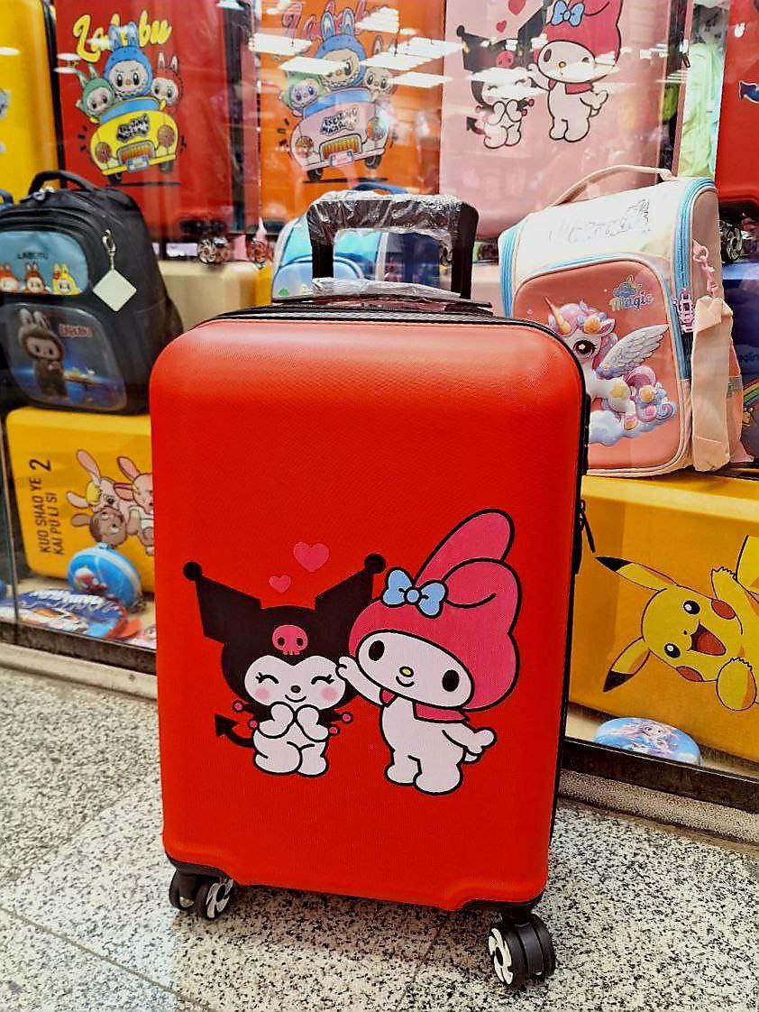 چمدان کودک طرح ملودی-کرومی کد GH01