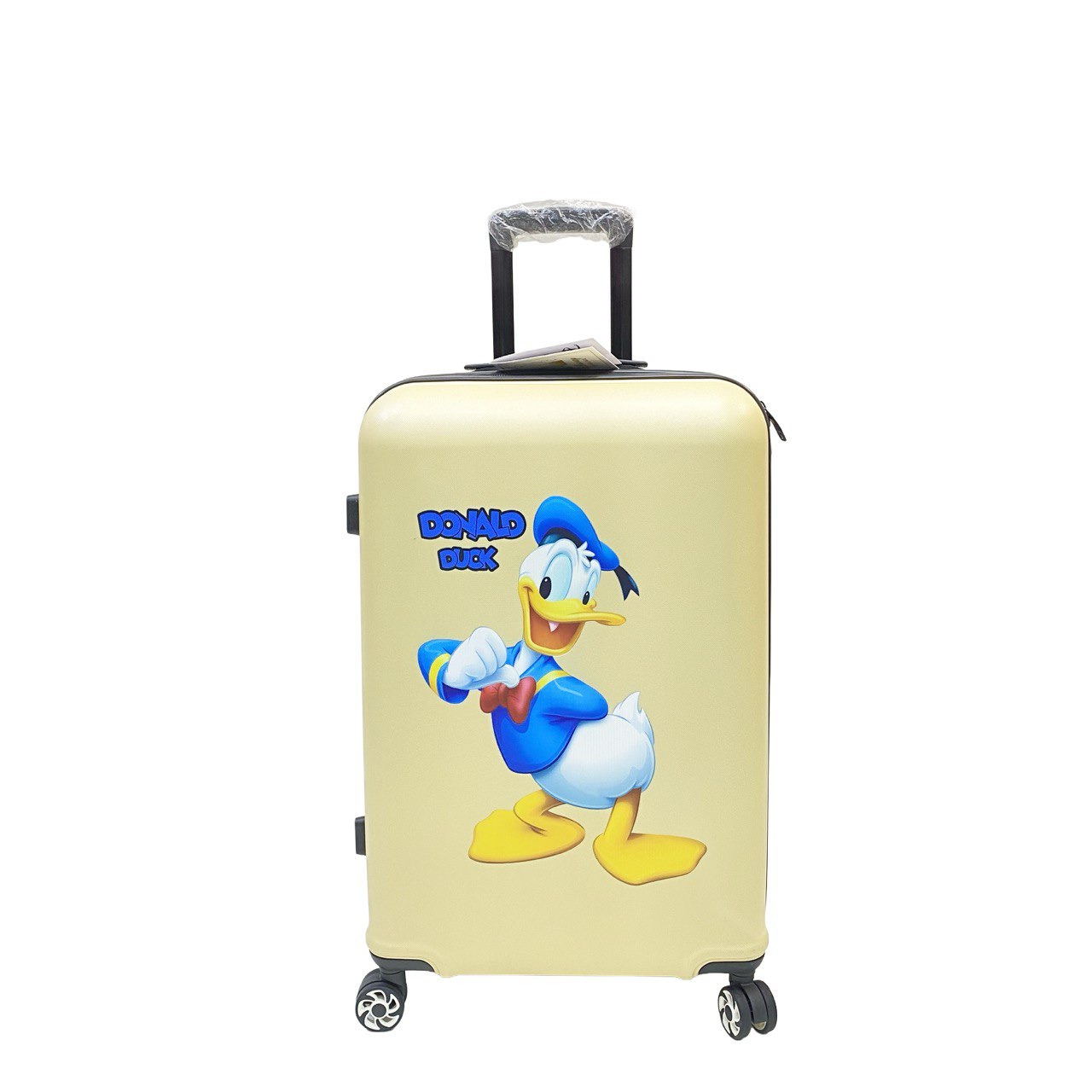 چمدان کودک دونالد داک | سایز 24 | مقاوم و نشکن | کلد بژ