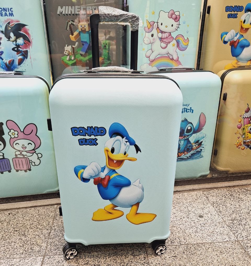 چمدان کودک طرح دونالد داک(Donald Duck)سایز 24 A