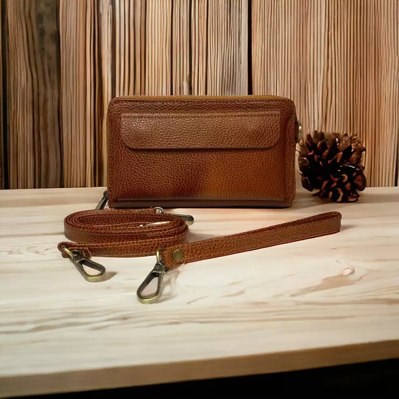 کیف پاسپورتی اکو چرم مدل افرا سایز کوچک