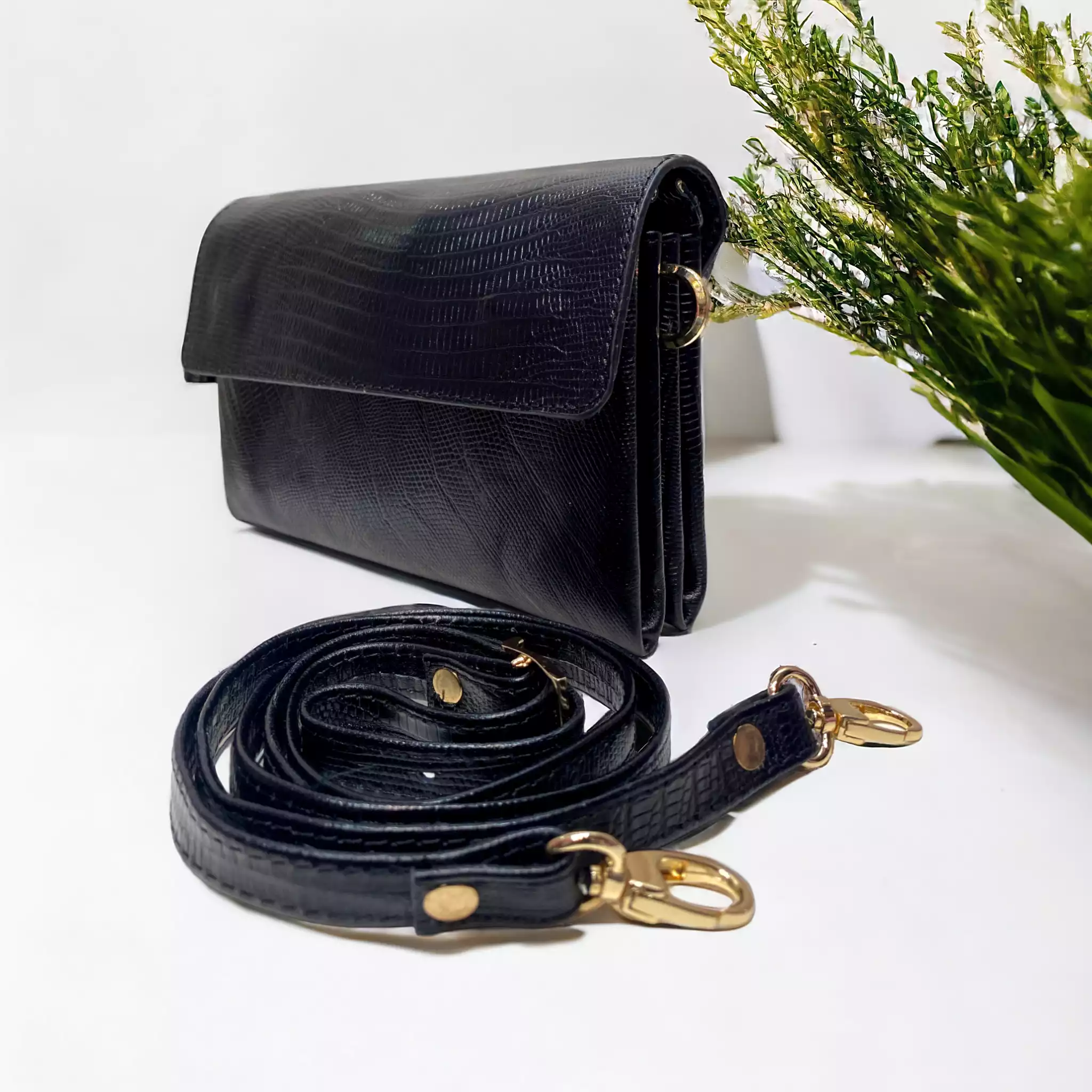 کیف دوشی زنانه اکوچرم مدل باران